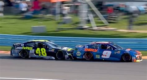 chase elliott and jimmie johnson.